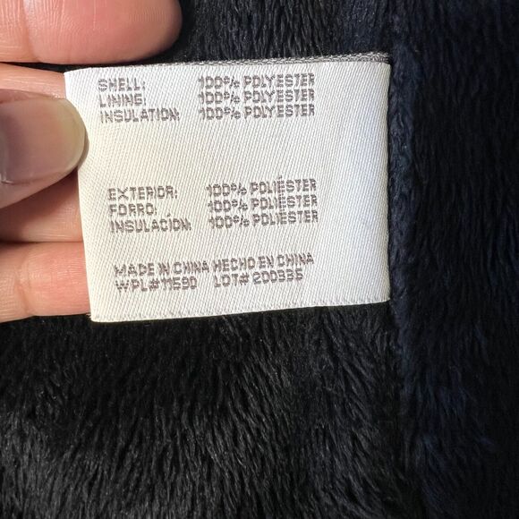 Weatherproof Quilted Jacket Hoodie Womens Size Large Black Cozy Warm Minimalist - Picture 9 of 11